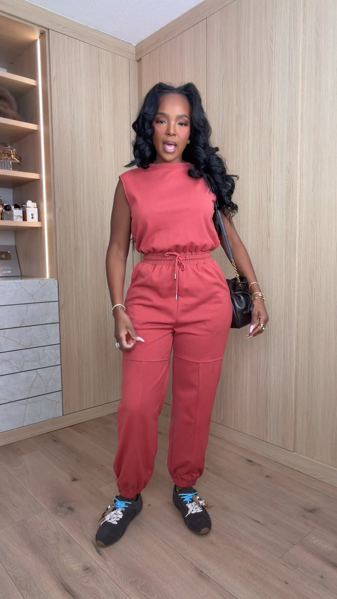 Scroll to shop! ✨

This matching set is the definition of sporty chic. 😍 The relaxed jogger fit + structured sleeveless top makes it an easy throw-on outfit that still looks put together.

women’s matching set, jogger matching set women, sleeveless matching set, red matching set women, rust matching set outfit, women’s jogger set outfit, petite matching set, petite casual outfit, sporty chic outfit women, elevated athleisure outfit, casual two piece set, travel outfit women, airport outfit women, fall casual outfit women, matching set with sneakers, kirasfashionfinds

Wearing: Size Small/4 | 5'4" | 140 lbs | 34D-27-40

📲 Download the FREE LTK app & follow @kirasfashionfinds to shop all my daily finds.

#LTKPetite #LTKOOTD #LTKActive #LTKSeasonal