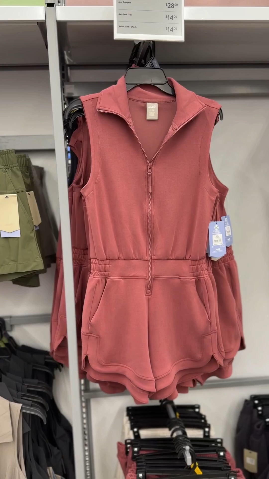 Super soft scubaknit romper at Walmart, looks and feels like Lululemon or Spanx Air Essentials. #walmartfashion
