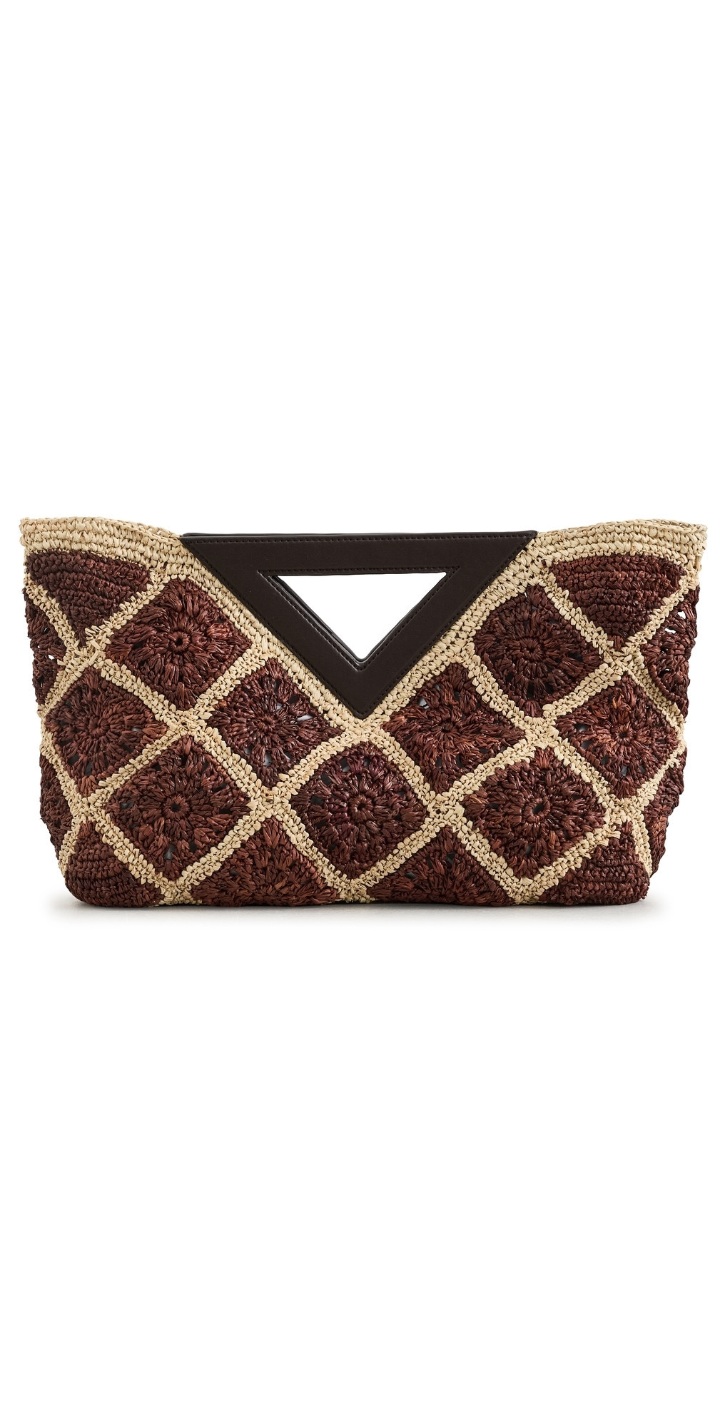 Veronica Beard Crochet Raffia Vesper Bag Espresso Multi One Size | Shopbop