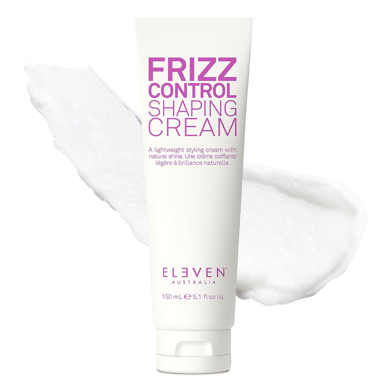 ELEVEN AUSTRALIA Frizz Control Shaping Cream for Women & Men - Defines Curls & Waves, Anti Frizz Hair Products, Hair Smoothing Cream for Styling, Adds Shine, Smooths Flyaways - 5.1 fl oz | Amazon (US)