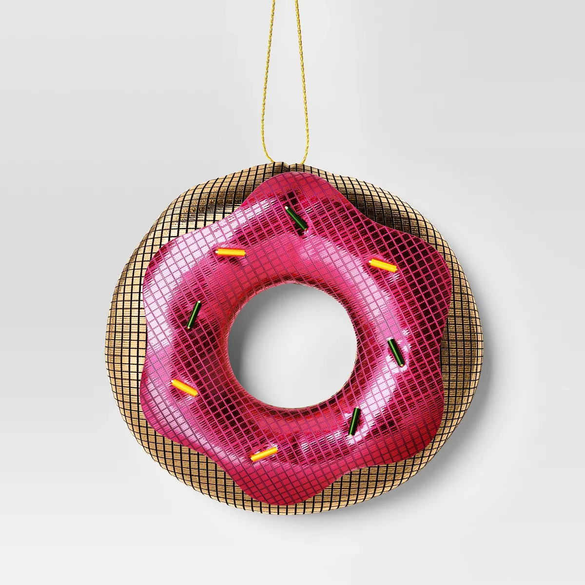 3" Christmas Fabric Disco Donut Ornament - Wondershop™ | Target