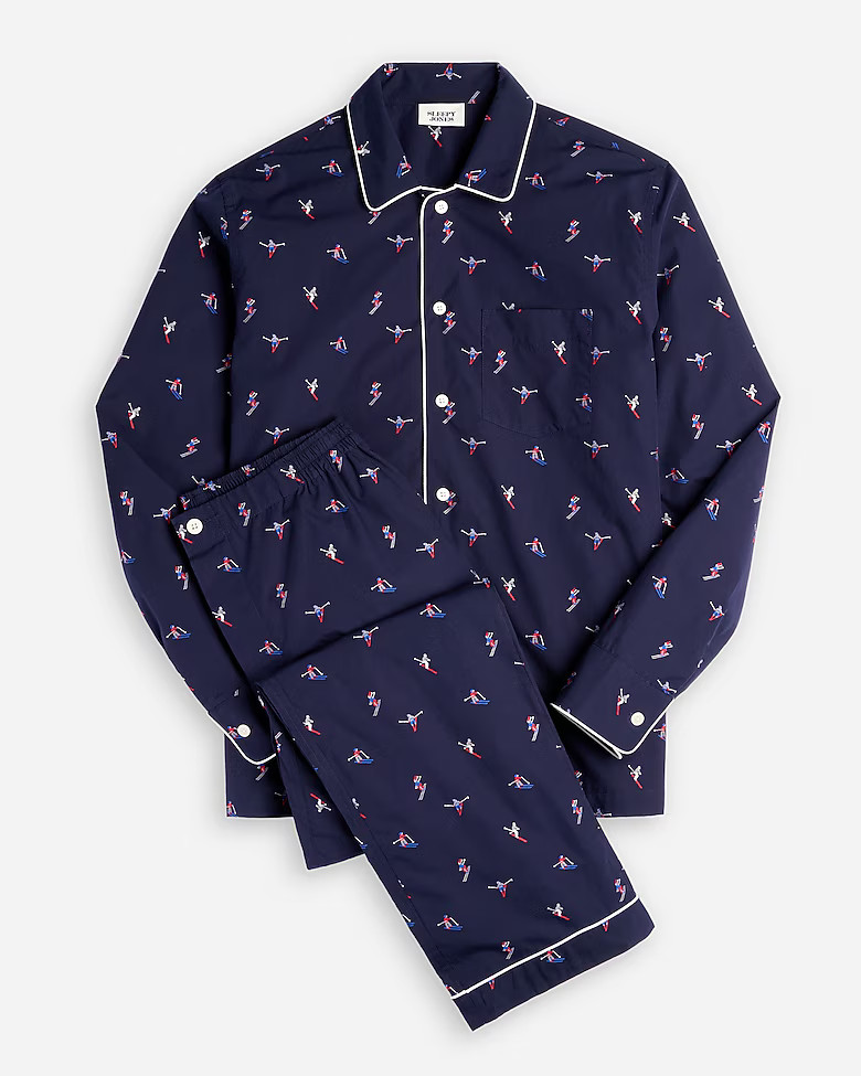 Sleepy Jones men's Henry pajama set in jacquard | J. Crew US