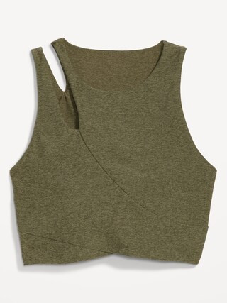 Light Support Cloud+ Wrap-Front Sports Bra | Old Navy (US)