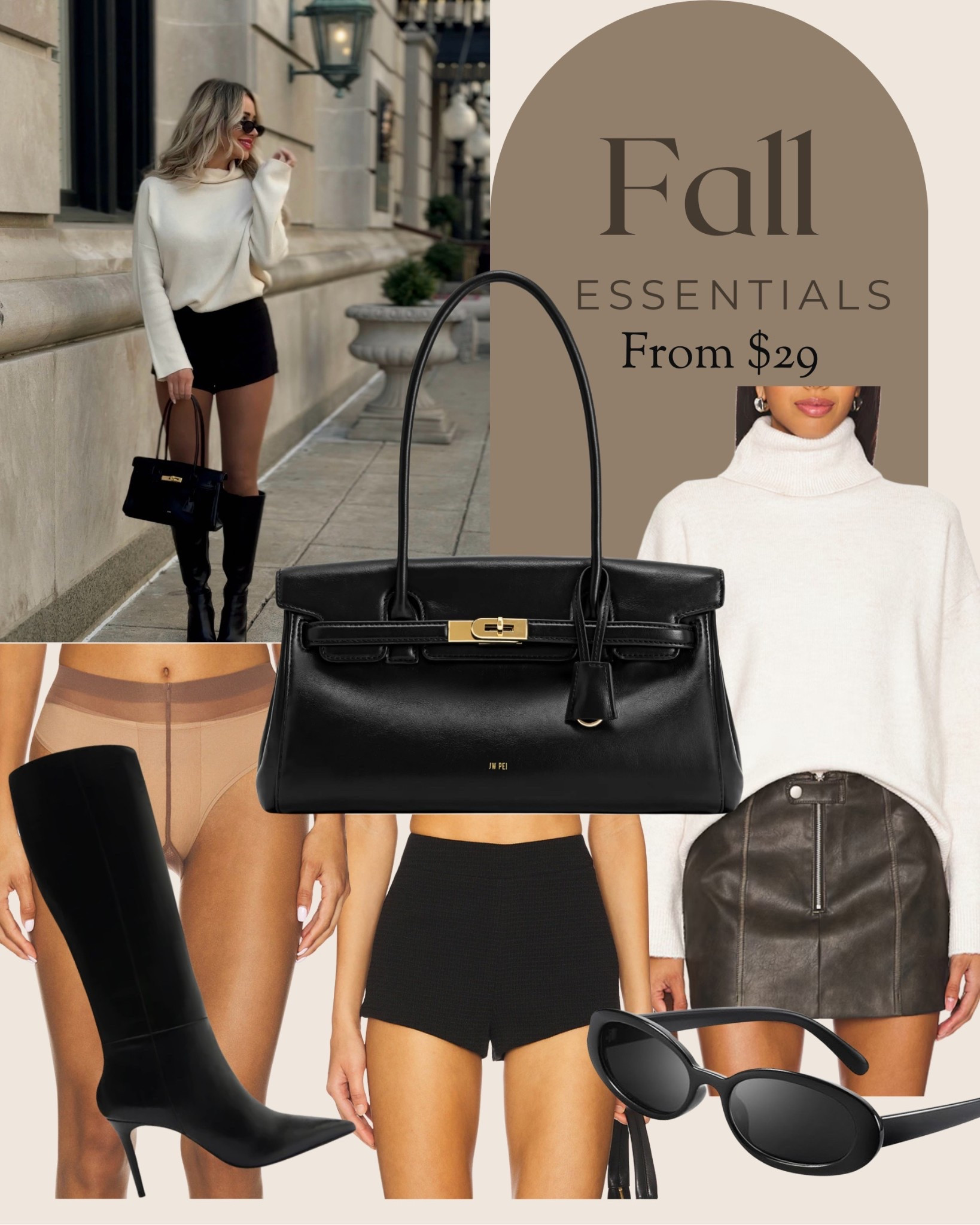 🍂 Fall Capsule Must-Haves 🍂
Neutral staples - I’ll be living in a knit sweater, black shorts and knee-high boots this Fall.

✨ Linked my go-to fall closet essentials + neutral fashion finds here!

#LTKSeasonal #LTKItBag #LTKFallSale