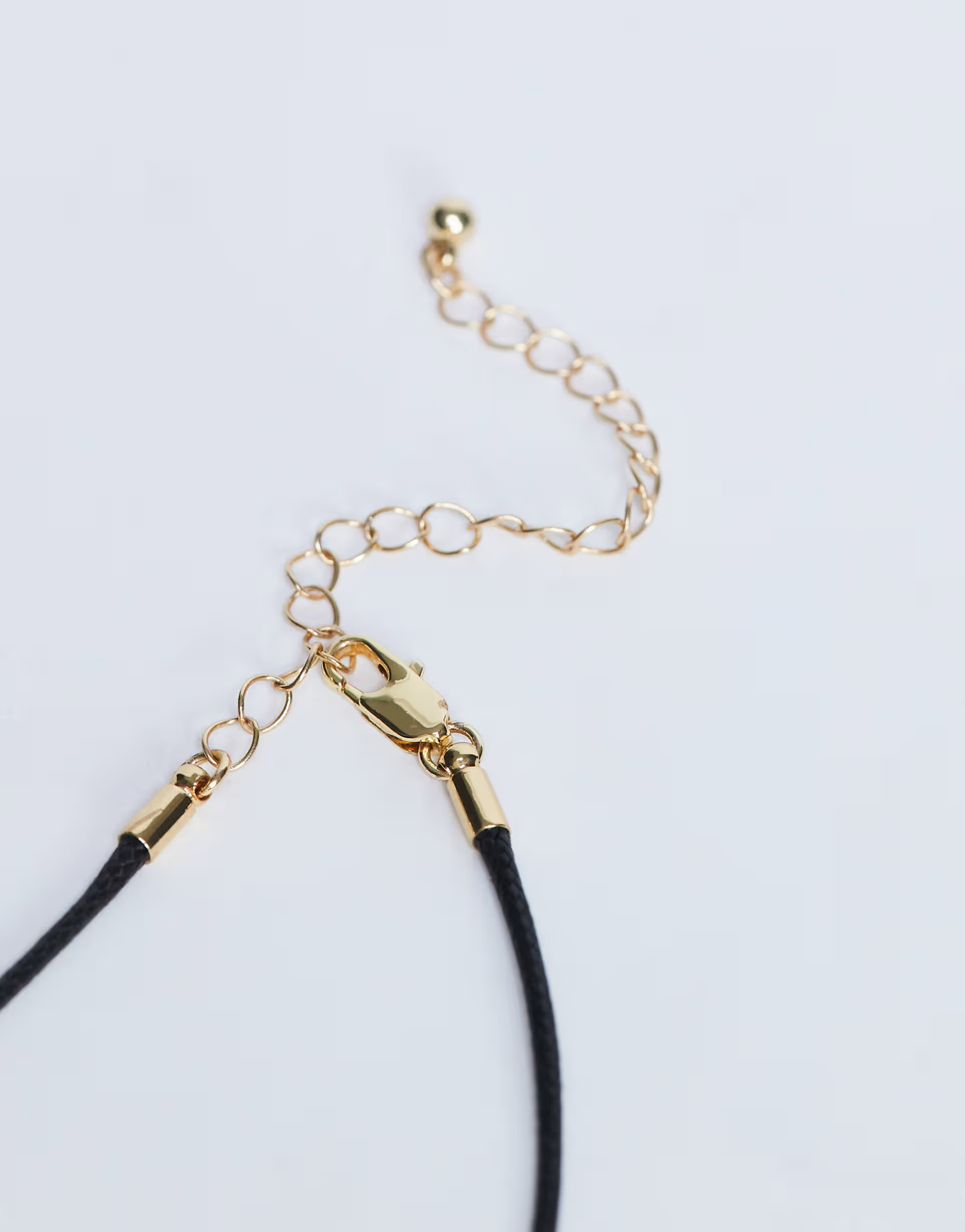 Topshop Nora choker rope necklace with gem in burnt orange | ASOS (Global)