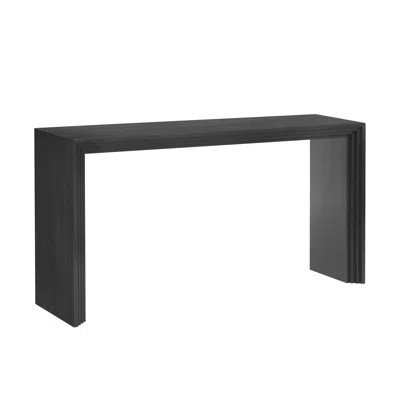 Contemporary Console Table Crafted from Solid Wood Veneer | Wayfair North America