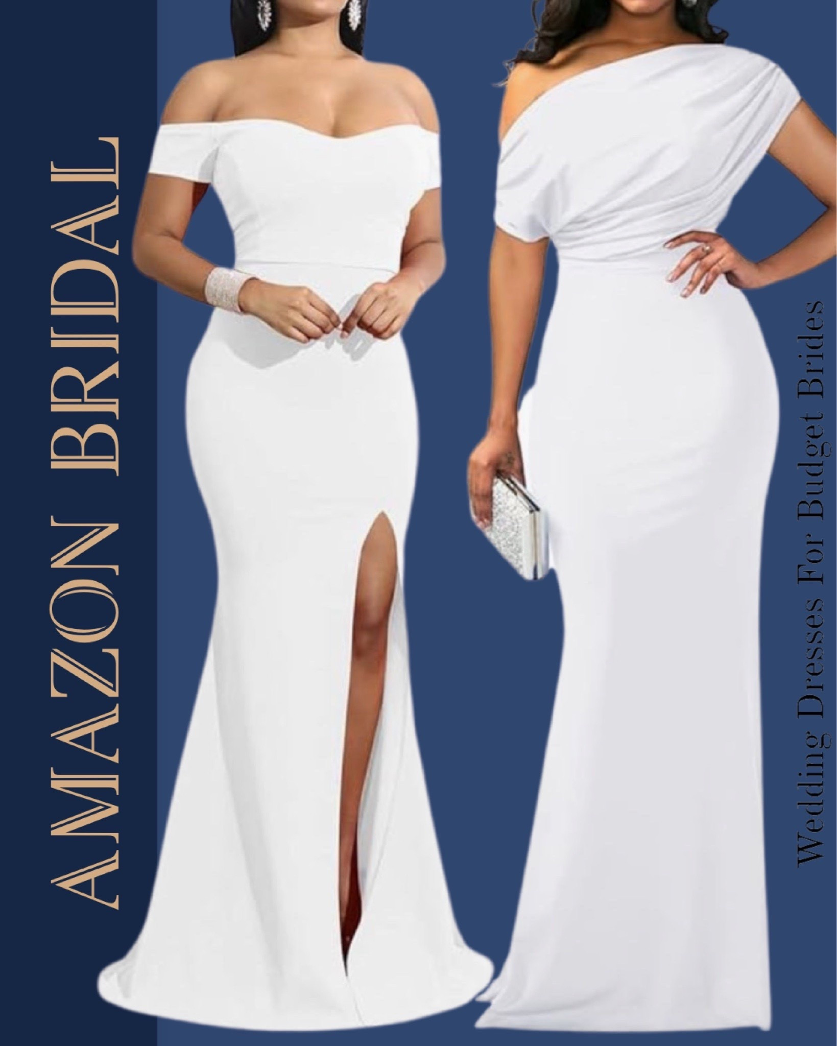 Affordable white maxi wedding dresses for the bride to be. On Amazon and under $100.

#LTKSeasonal #LTKFindsUnder100 #LTKWedding