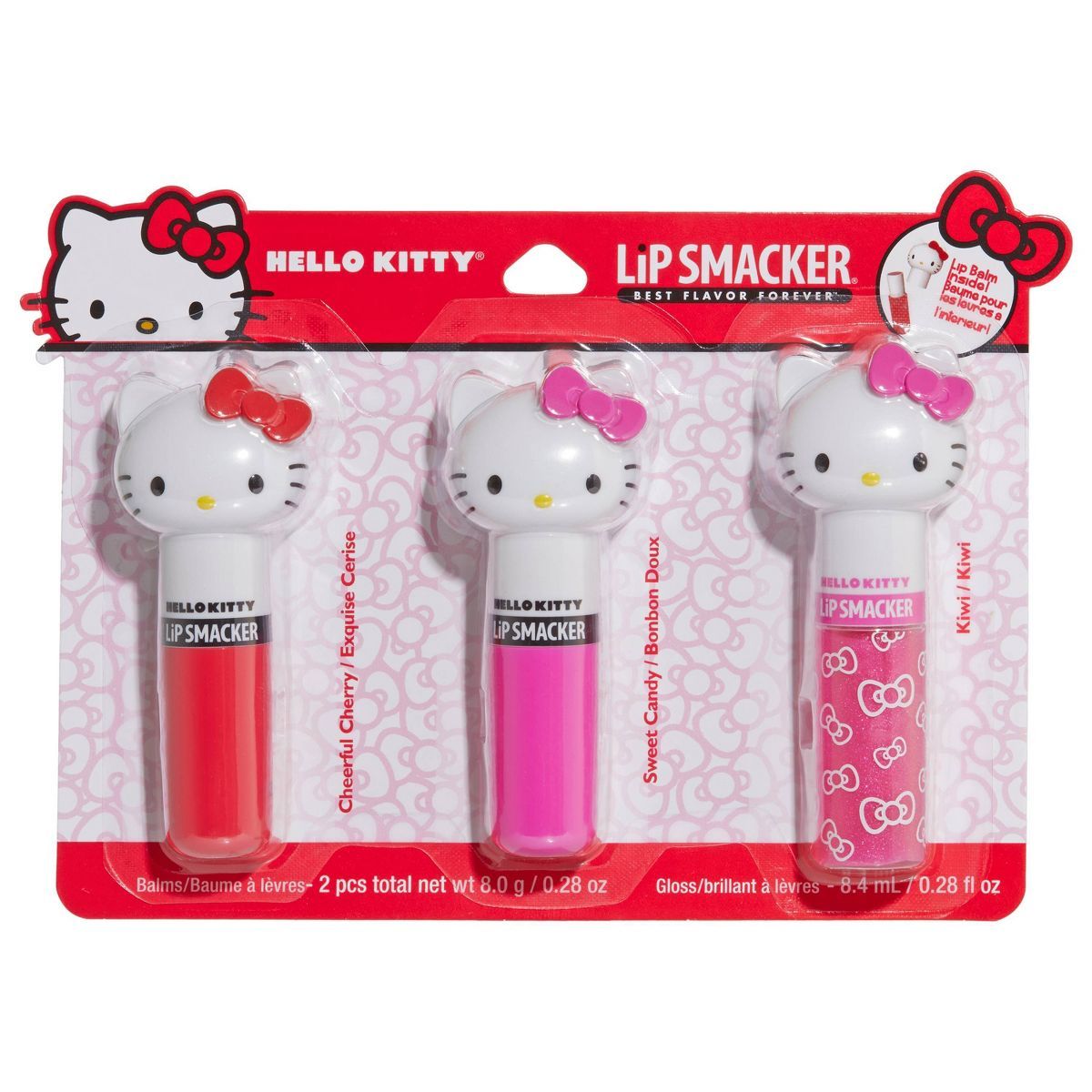 Lip Smacker Hello Kitty Lip Makeup - Lippy Pal - 0.56oz/3pk | Target
