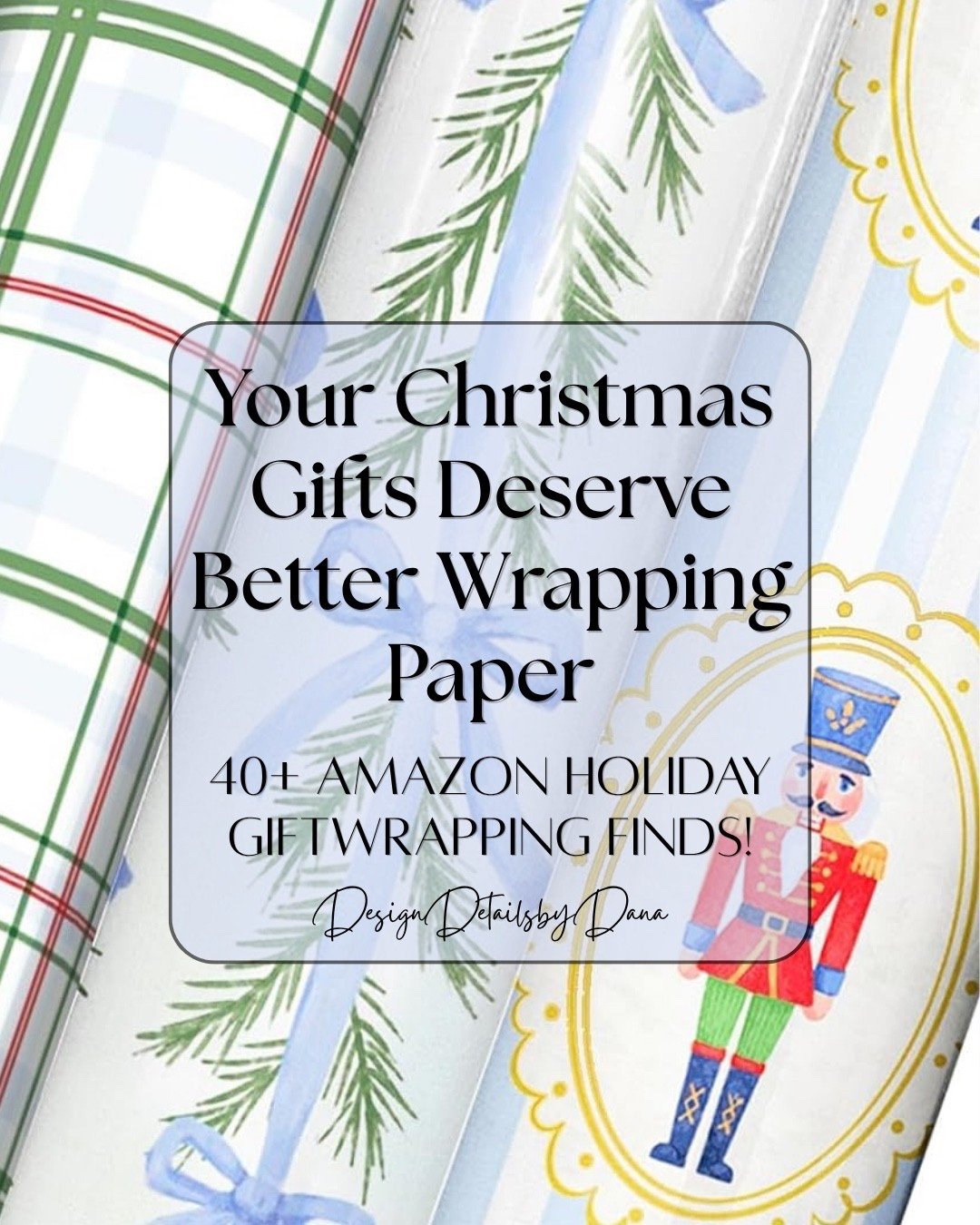 YOUR CHRISTMAS GIFTS DESERVE BETTER WRAPPING PAPER! 

I’ve rounded up some of the PRETTIEST Amazon Christmas wrapping paper and holiday ribbon finds, and trust me, these are SO GOOD!

From classic Christmas prints to beautiful holiday patterns, there are so many ways to make your gifts look extra special under the tree! 

And you know my rule—if you LOVE it, don’t wait! The prettiest holiday prints can go FAST! 

Shop my Amazon Christmas gift wrap favorites before the holiday rush!

#AmazonChristmas #ChristmasWrappingPaper #HolidayGiftWrap #AmazonFinds #ChristmasGiftWrapping #HolidayWrappingPaper #LTKHoliday #LTKHome