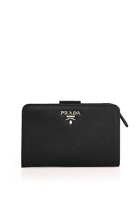 Medium Saffiano Leather Tab Wallet | Saks Fifth Avenue