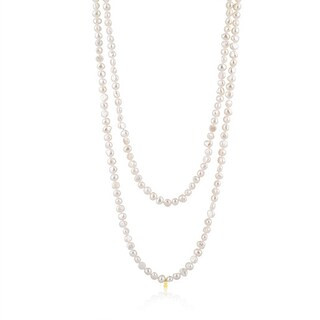 Gold TOUS Pearls Necklace | TOUS USA