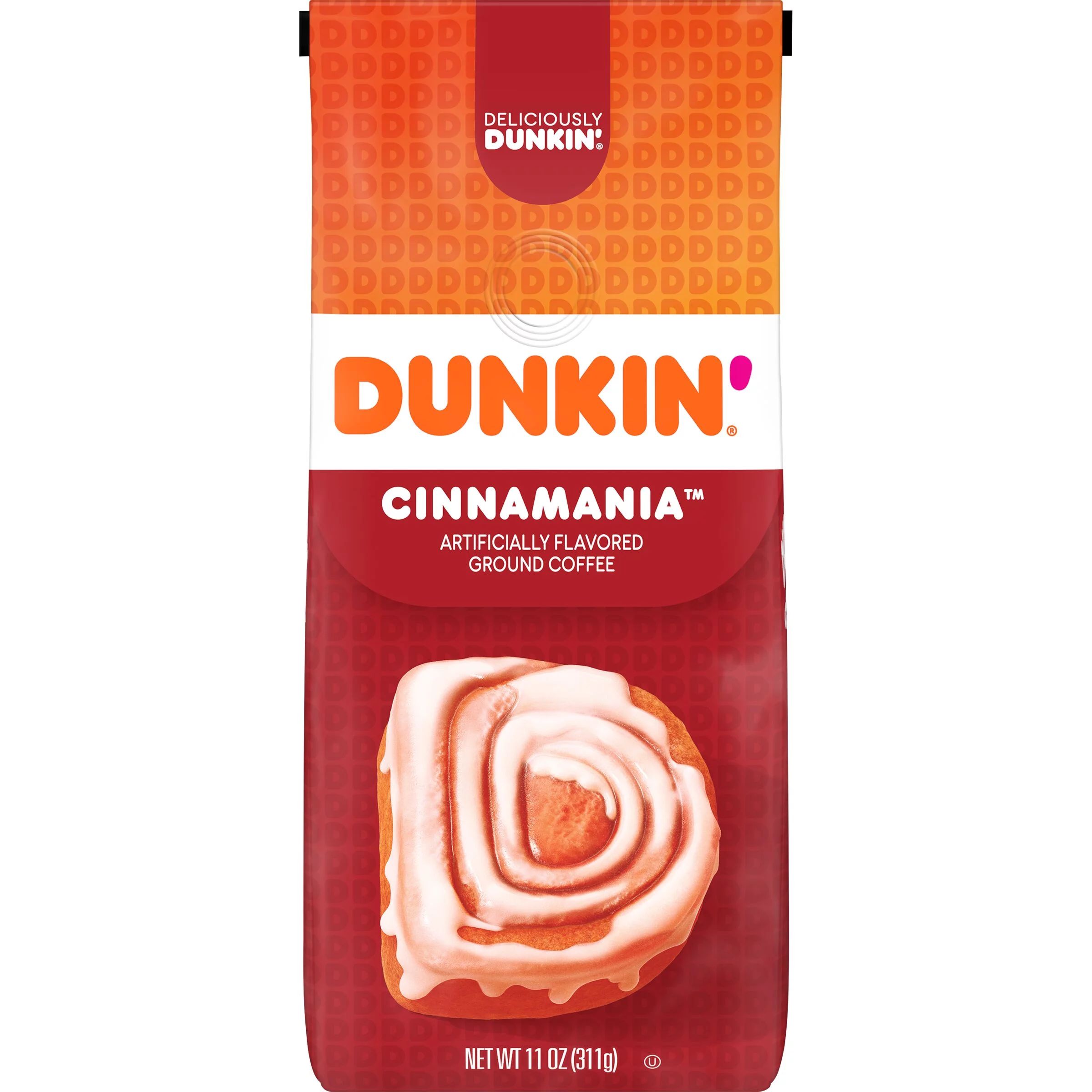 Dunkin Cinnamania Ground Coffee, 11 Ounces - Walmart.com | Walmart (US)