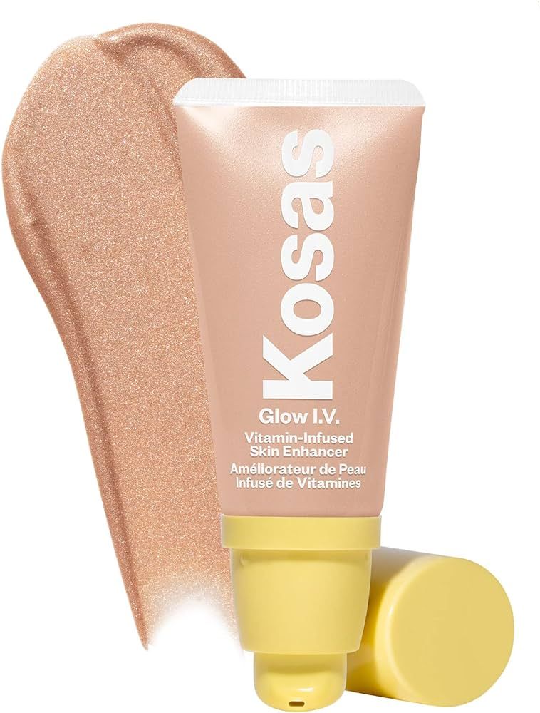 Kosas Glow I.V. Vitamin-Infused Skin Enhancer Face Makeup - Tinted Beauty Highlighter for a Healt... | Amazon (US)