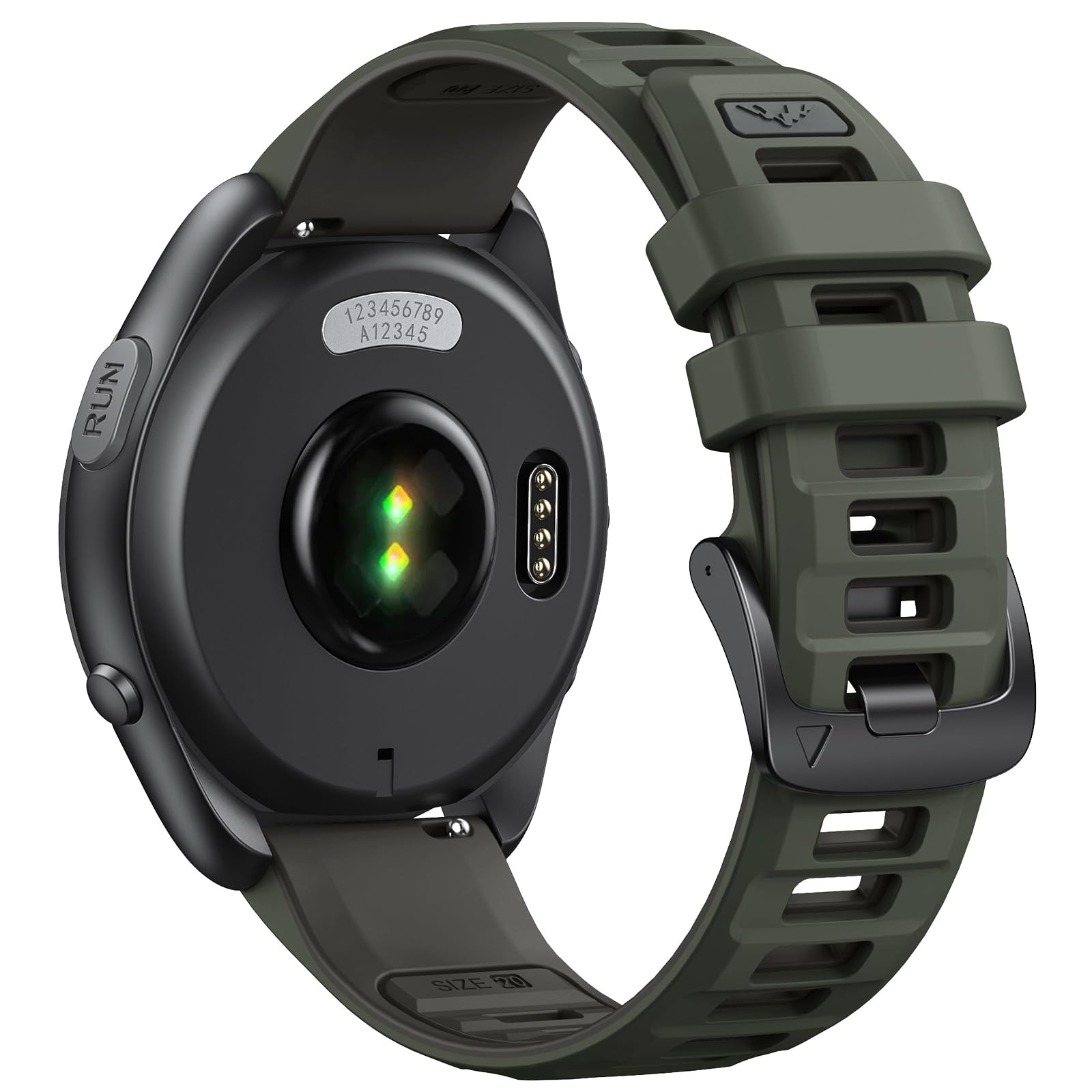 ANCOOL Compatible with Garmin Forerunner 55/245/165 Watch Band, 20mm Soft Silicone Band for Vivoa... | Amazon (US)