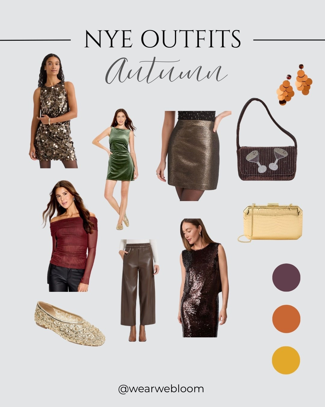 NYE outfits for Autumn color palette 
New Year’s Eve outfit 


#LTKOver40 #LTKGiftGuide #LTKHoliday