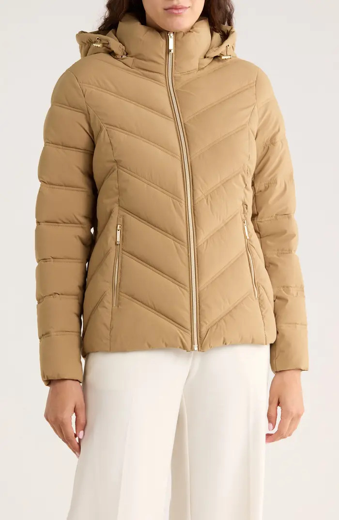 Michael Kors Water Resistant Chevron Quilted Jacket | Nordstromrack | Nordstrom Rack