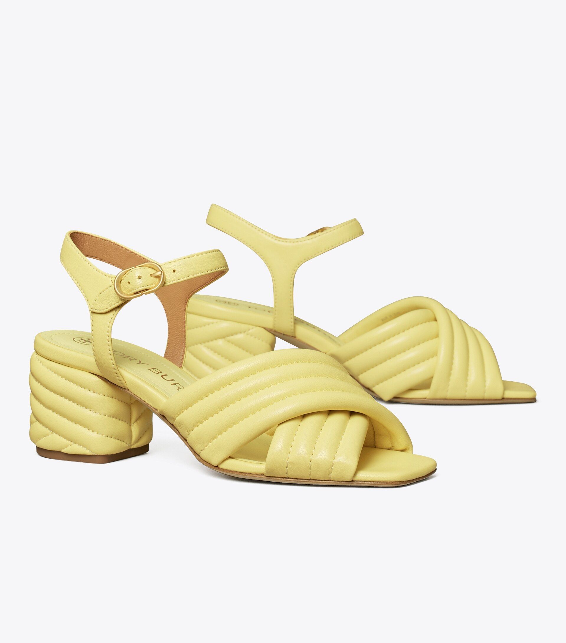 Kira Quilted Heeled Sandal | Tory Burch (US)