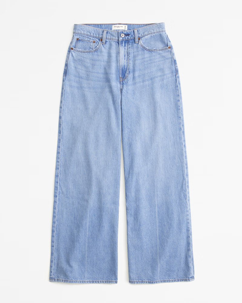 High Rise Wide Leg Jean | Abercrombie & Fitch (US)
