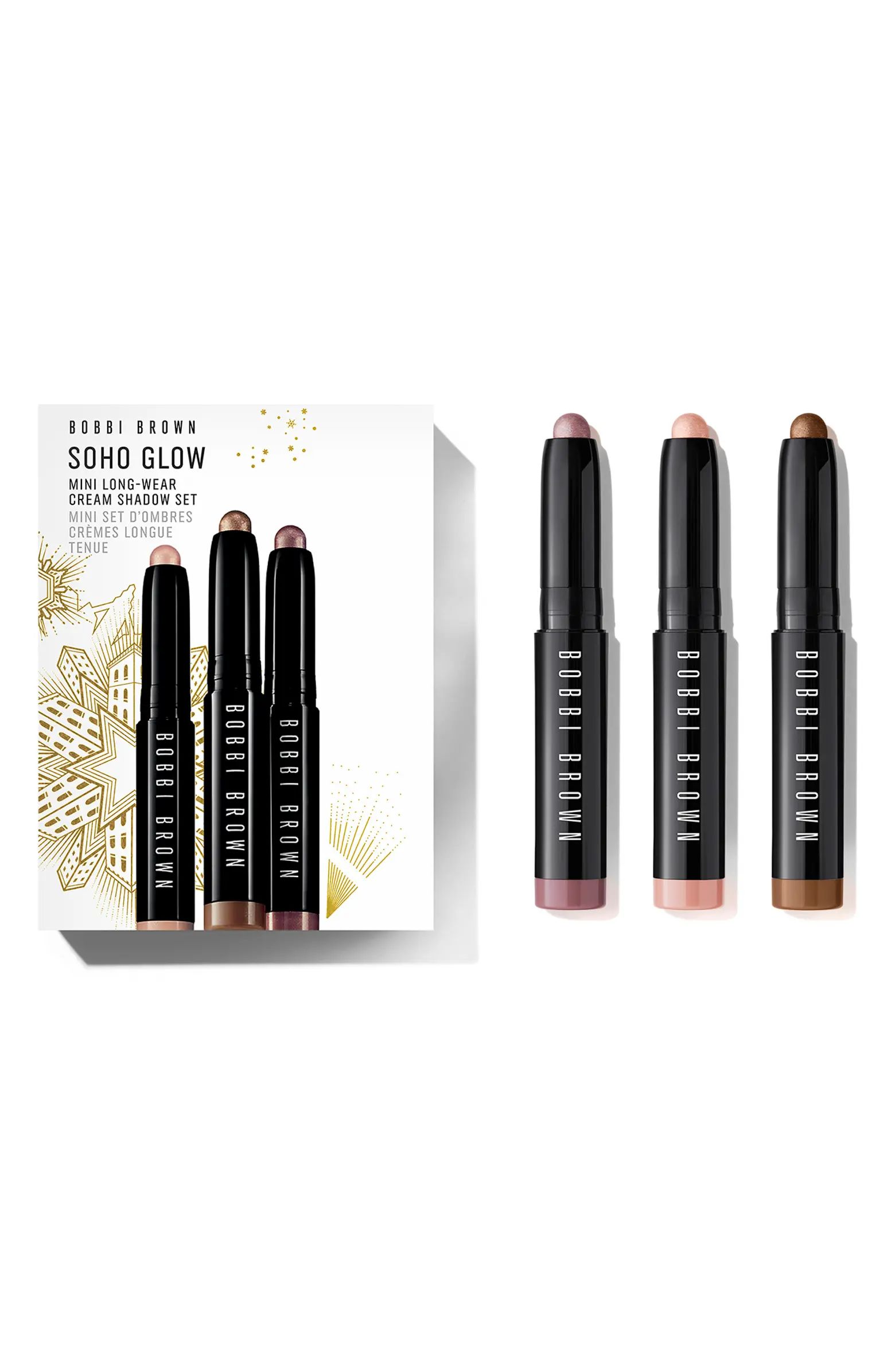 Soho Glow Mini Long-Wear Cream Eyeshadow Stick Trio | Nordstrom