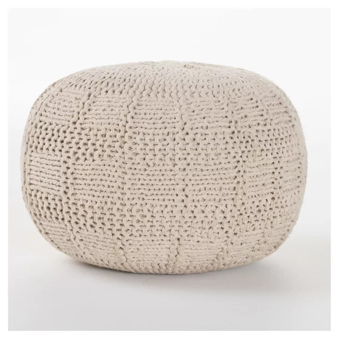 Yuny Pouf Ottoman - Christopher Knight Home | Target