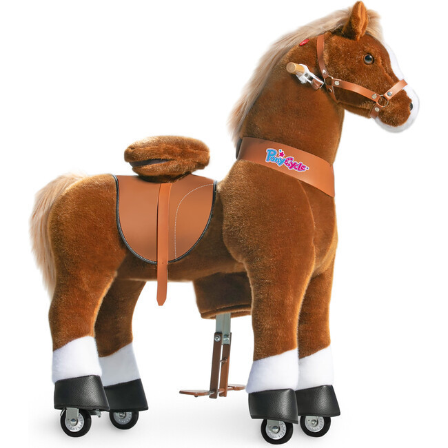 Light Brown Horse with White Hoof, Large | Maisonette