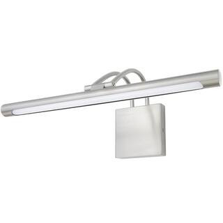 17 in. LED Picture Light, 1000 Lumens, 3000K Warm White, Brushed Nickel Finish, Hardwired | The Home Depot