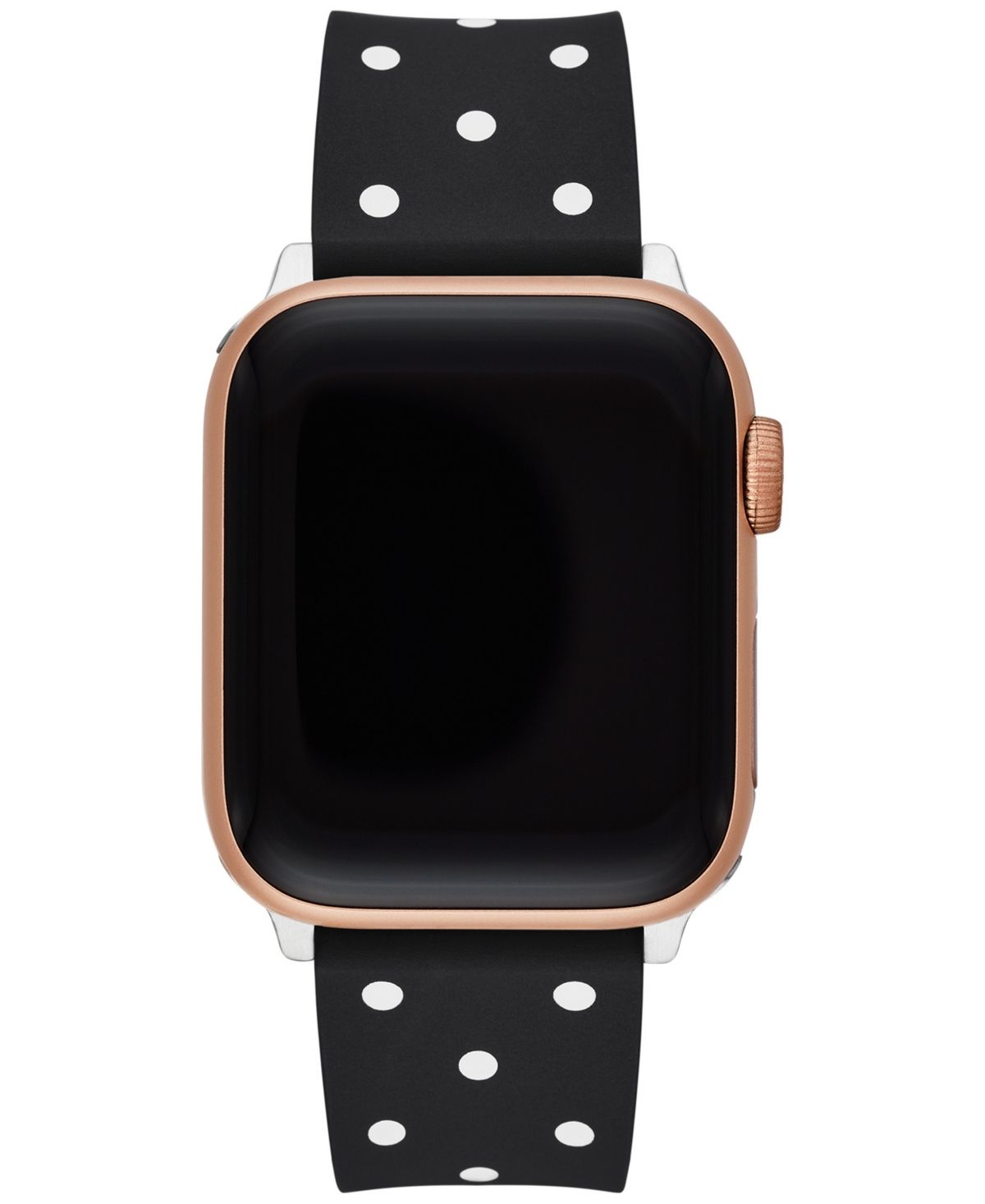 kate spade new york Black Polka Dot Silicone 38/40mm Band for Apple Watch | Macys (US)
