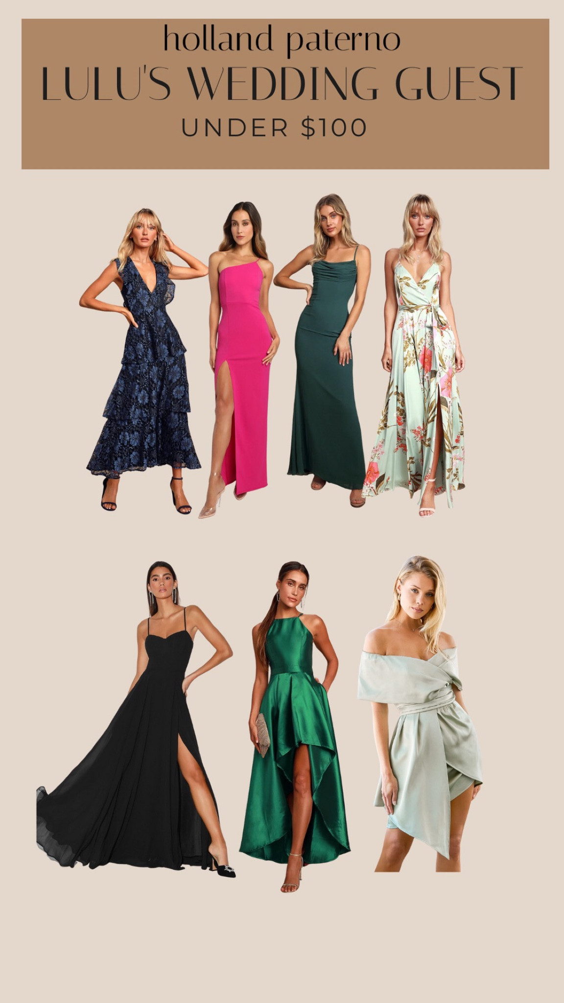 Lulu’s Wedding Guest Dresses under $100

#LTKwedding #LTKFind #LTKunder100