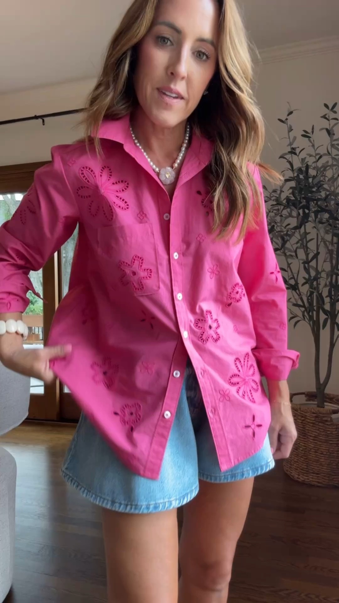 This pink 😍😍
Love the eyelet detailing. XS
20% off / twopeas20
Exact shorts linked. TTS
Linking a few more fun options

#LTKootd #LTKmomlife #LTKSaleAlert
