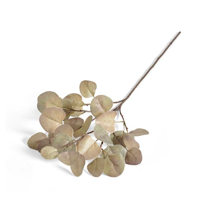 Gilded Eucalyptus Leaf Stems, Set of Three | Grandin Road | Grandin Road