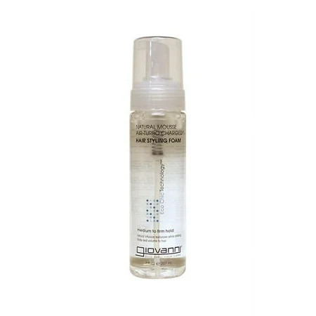 Giovanni Natural Mousse Air-Turbo Charged Hair Styling Foam 7.0 FL OZ | Walmart (US)
