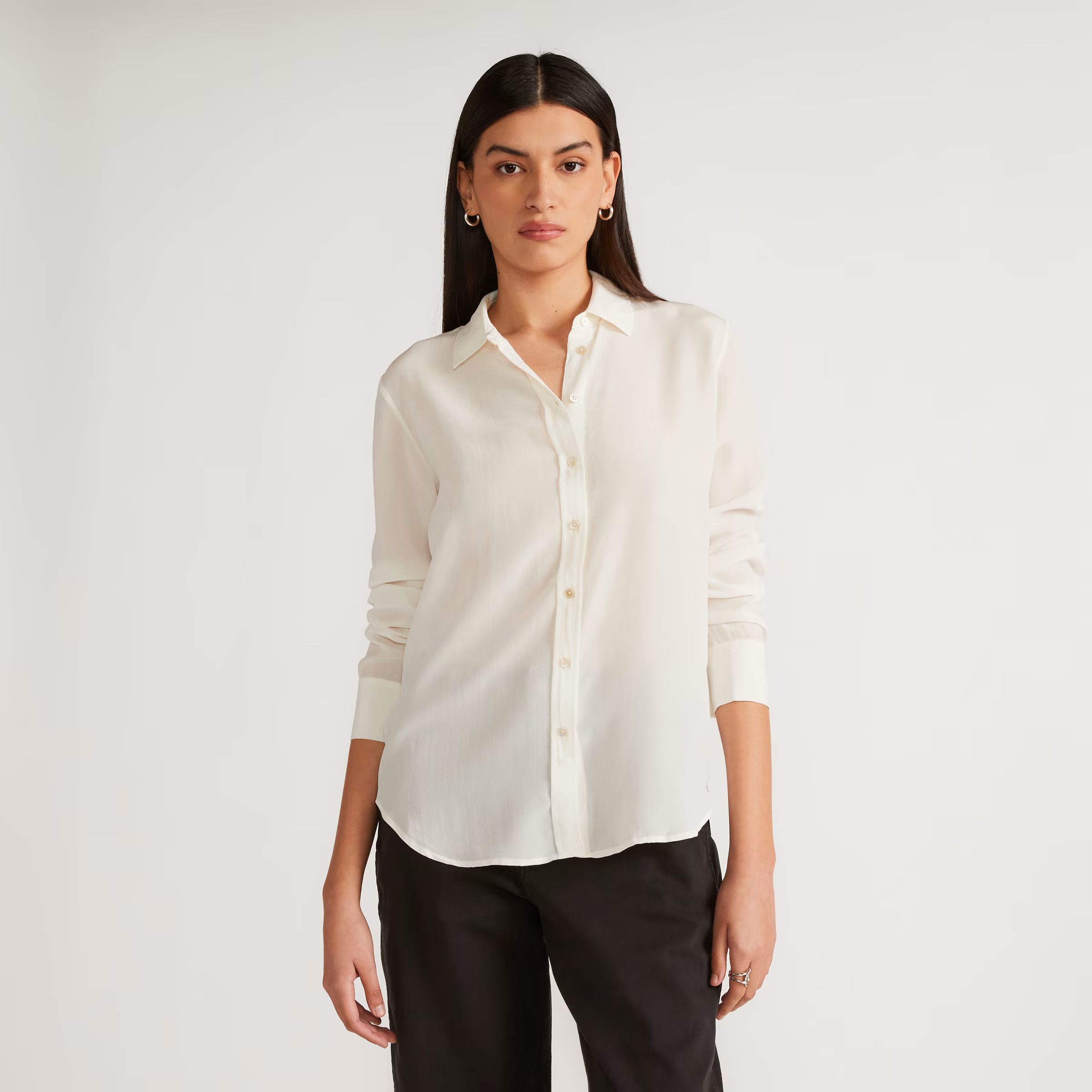 The Clean Silk Relaxed Shirt | Everlane