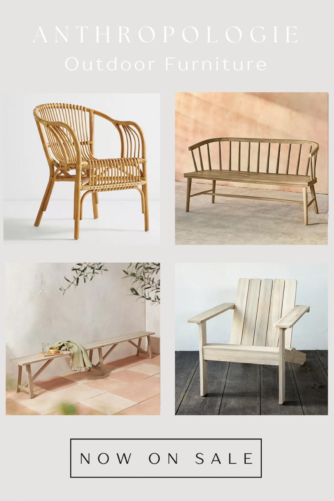 Anthropologie outdoor furniture is now on sale! 

#LTKhome #LTKSeasonal #LTKsalealert