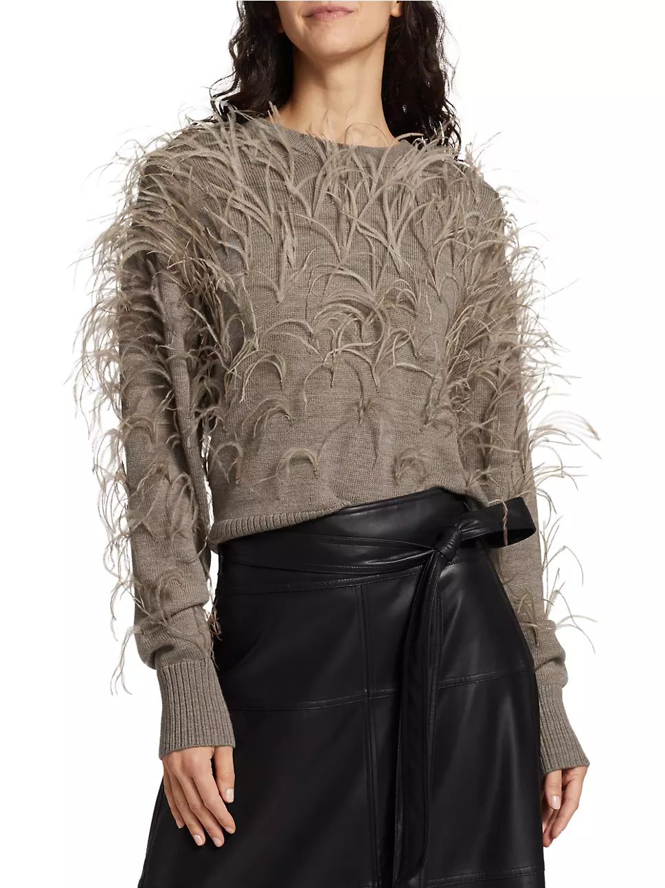 Lexia Wool Feather Sweater | Saks Fifth Avenue