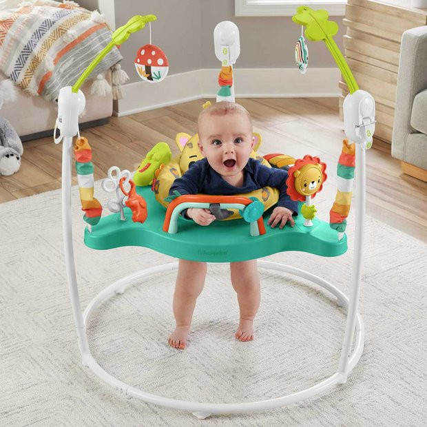Fisher-Price Leaping Leopard Jumperoo Baby Activity Centre 435/5397 | argos.co.uk