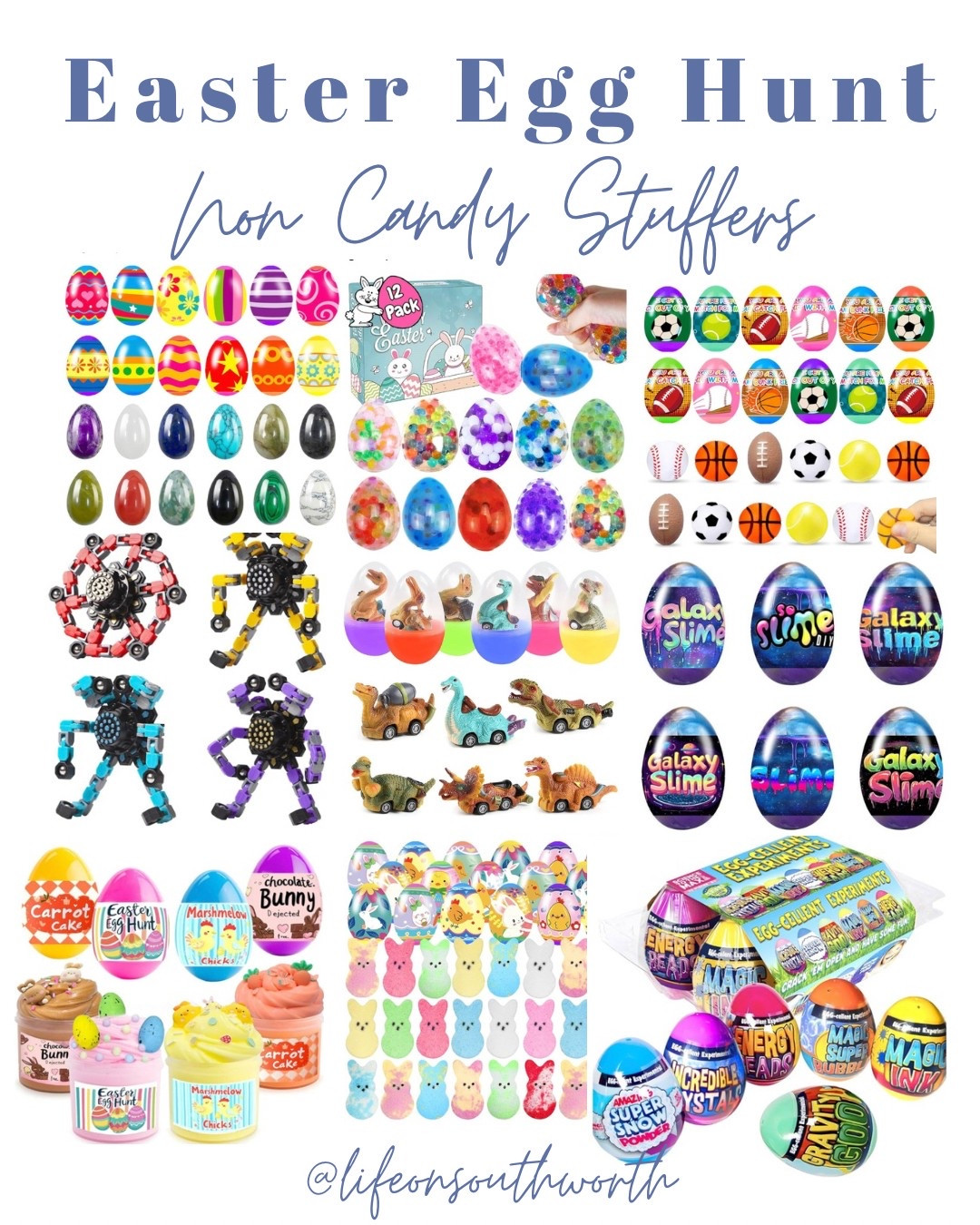 I’ve found the cutest & most fun little Easter egg stuffers! I know my kids don’t need or even want all the candy, but they all the little prizes! These egg stuffers make awesome stuffers for Easter baskets, party favors or fun egg hunts prizes. Some of these come already stuffed for you, saving time & money! I’m going to grab the bunny bath bombs, Squishies & science experiment ones! 

#LTKParties #LTKSeasonal #LTKKids