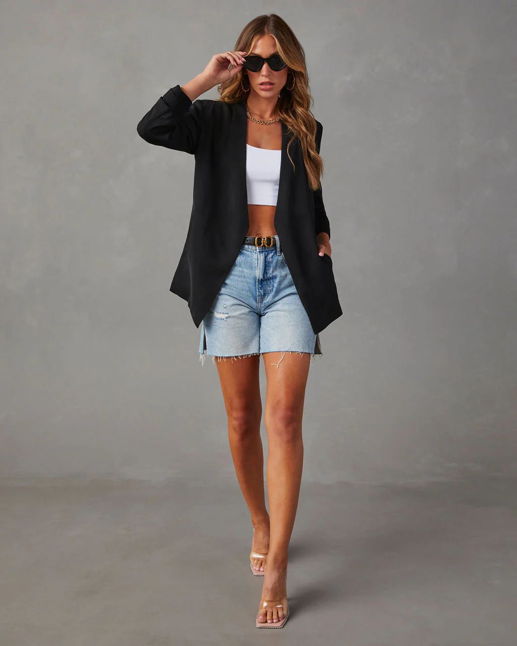 Uptown Girl Pocketed Blazer | VICI Collection