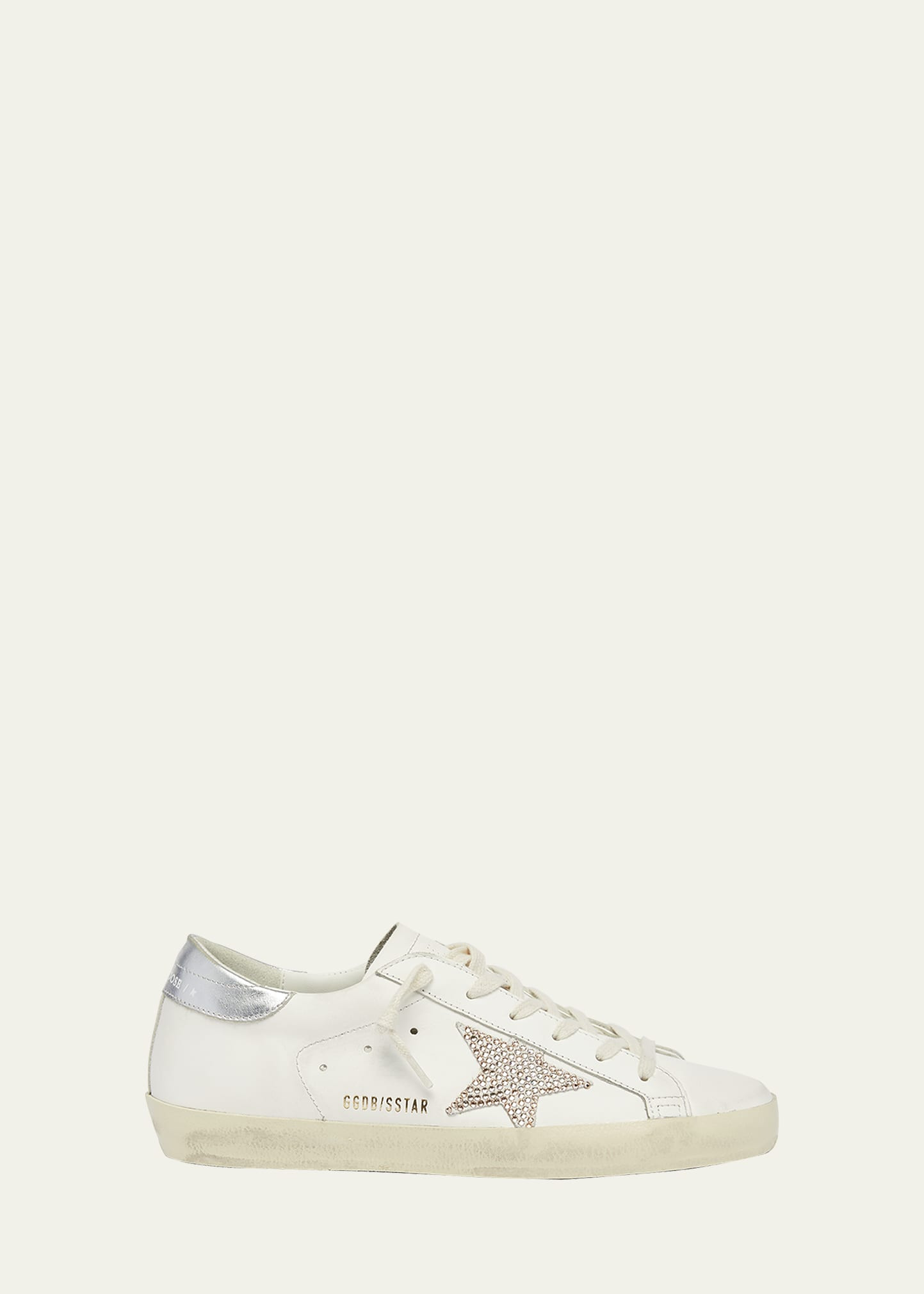 Golden Goose Superstar Leather Crystal Low-Top Sneakers | Bergdorf Goodman