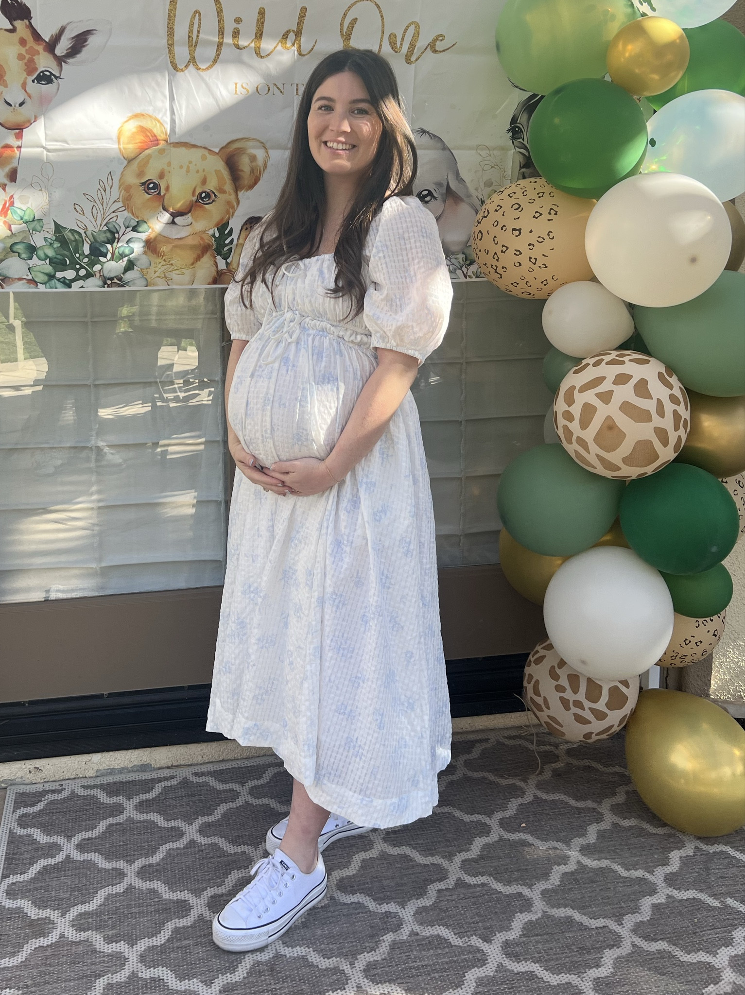 My baby shower dress 💙

#LTKU #LTKBump #LTKBaby