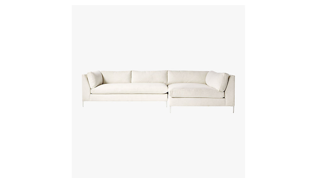 Decker 2-Piece Sectional Sofa + Reviews | CB2 | CB2