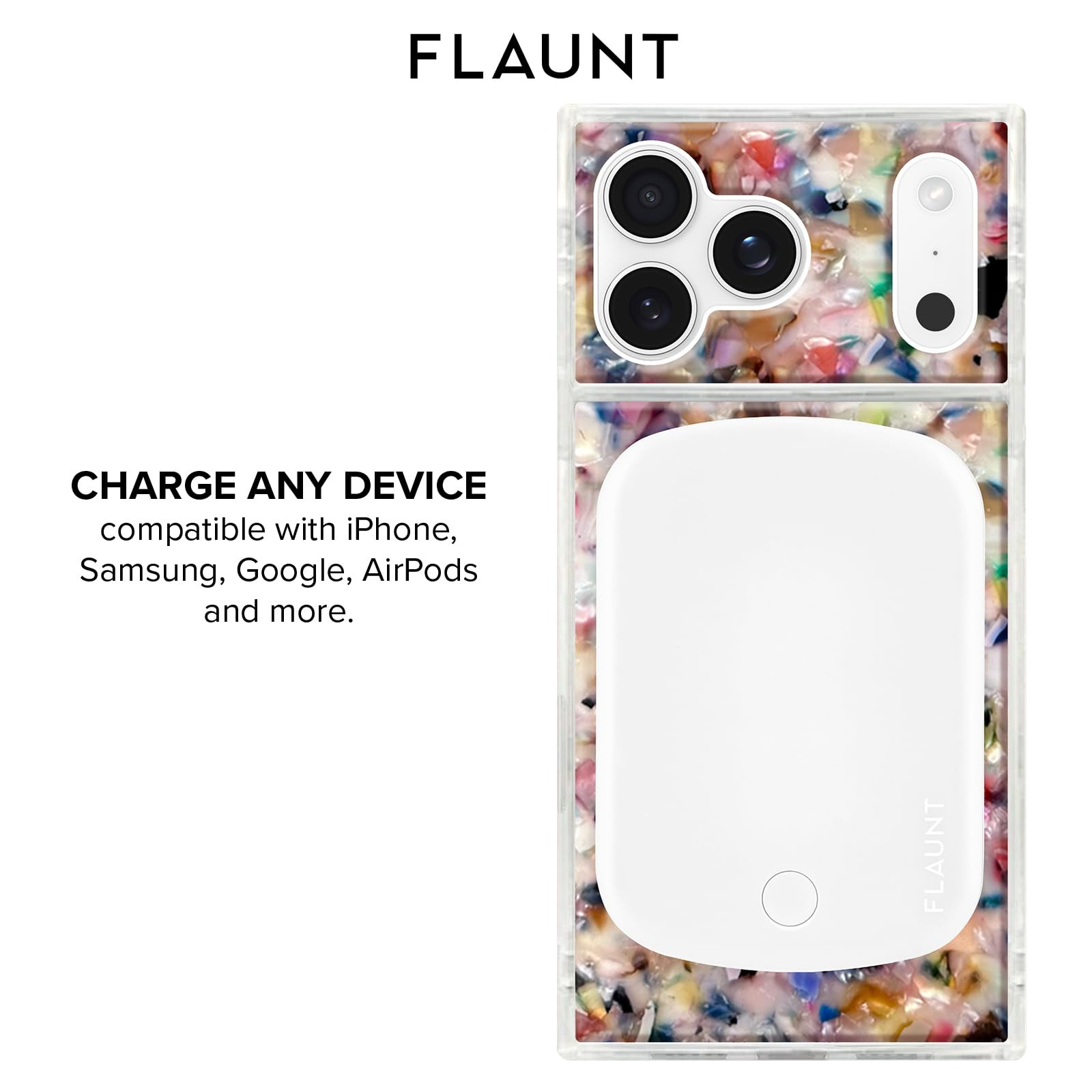 Flaunt 5000mAh Wireless Battery Pack - Portable Power Bank with USB-C Port - Compatible for MagSa... | Amazon (US)