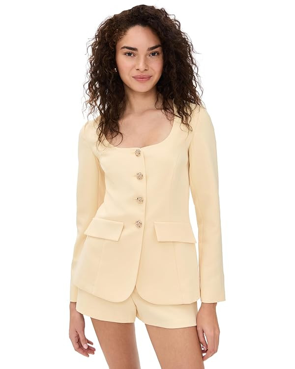 Amanda Uprichard Women's Kya Romper | Amazon (US)