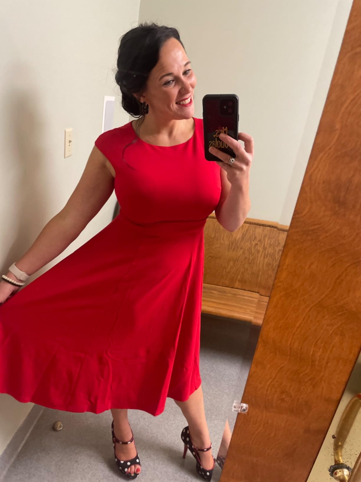 DRESSTELLS Cocktail Dress, Formal Wedding Guest Dresses for Women Modest Holiday Party Prom Dress | Amazon (US)