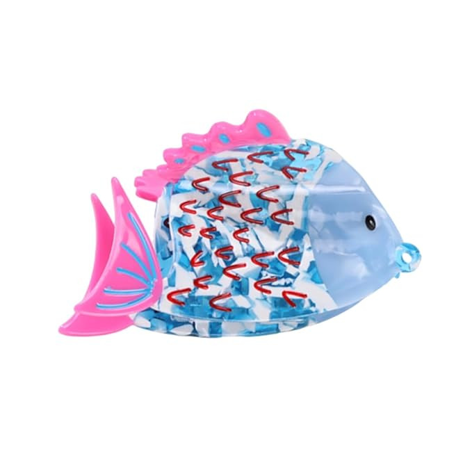 Cute Bubble Fish Hair Clip,Acetate Claw Clips,Hair Clips for Women,Blue | Amazon (US)