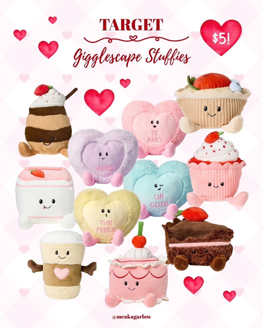 How perfect are these NEW Gigglescape stuffies?! They would make a perfect addition to a love basket! 🥰 #valentinesday #love #targetfinds

#LTKSeasonal #LTKKids #LTKmomlife
