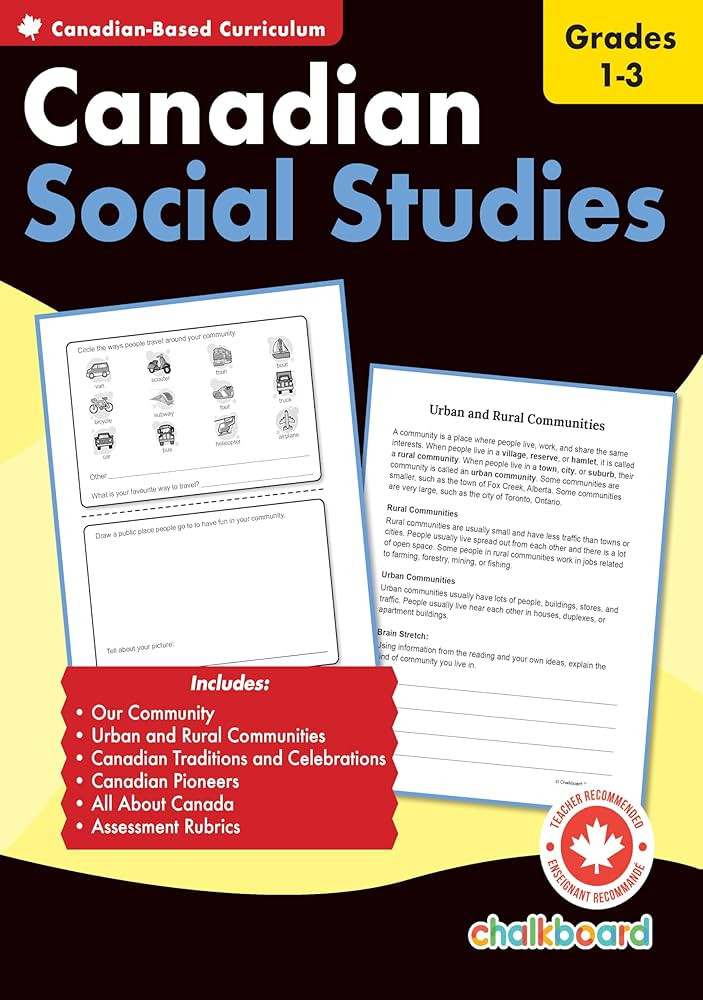 Canadian Social Studies Grades 1-3 | Amazon (CA)