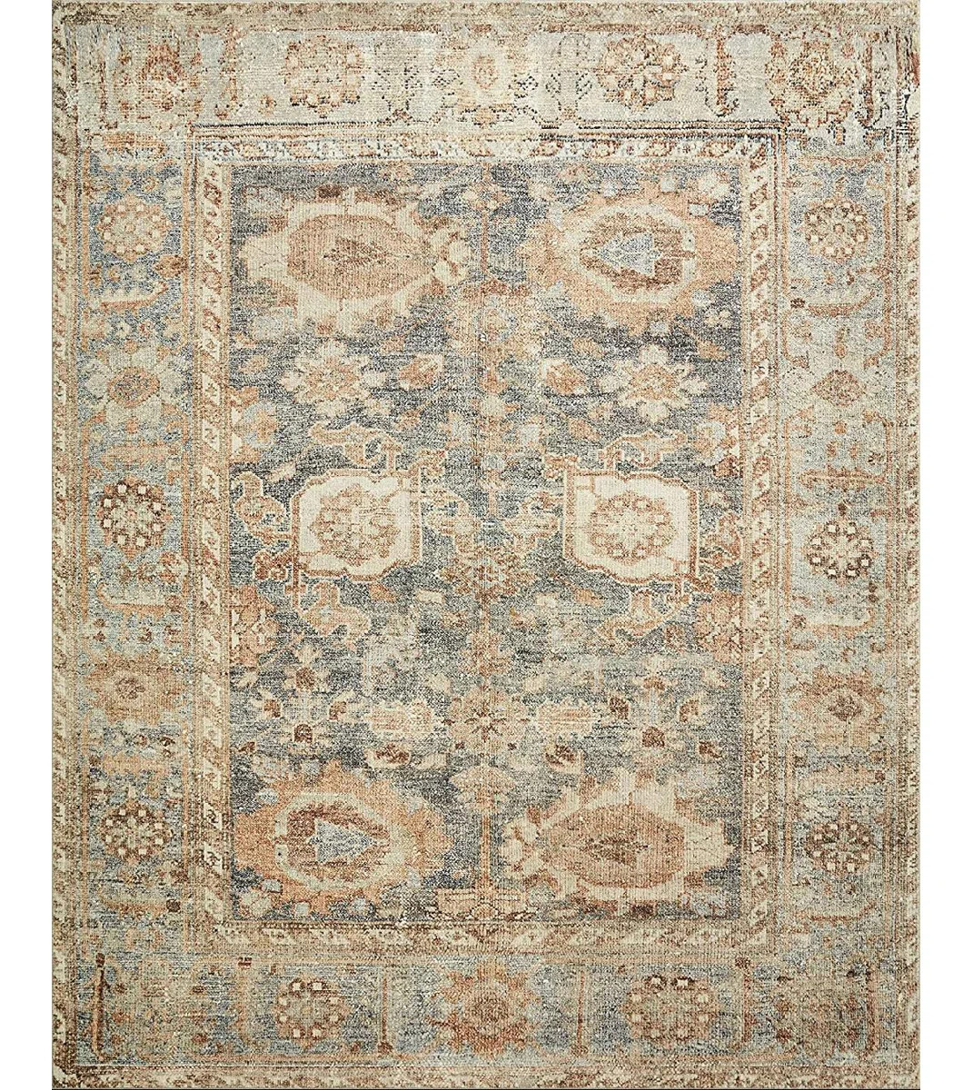 Loloi Margot Ocean/Spice Area Rug Feat. CloudPile | Wayfair North America