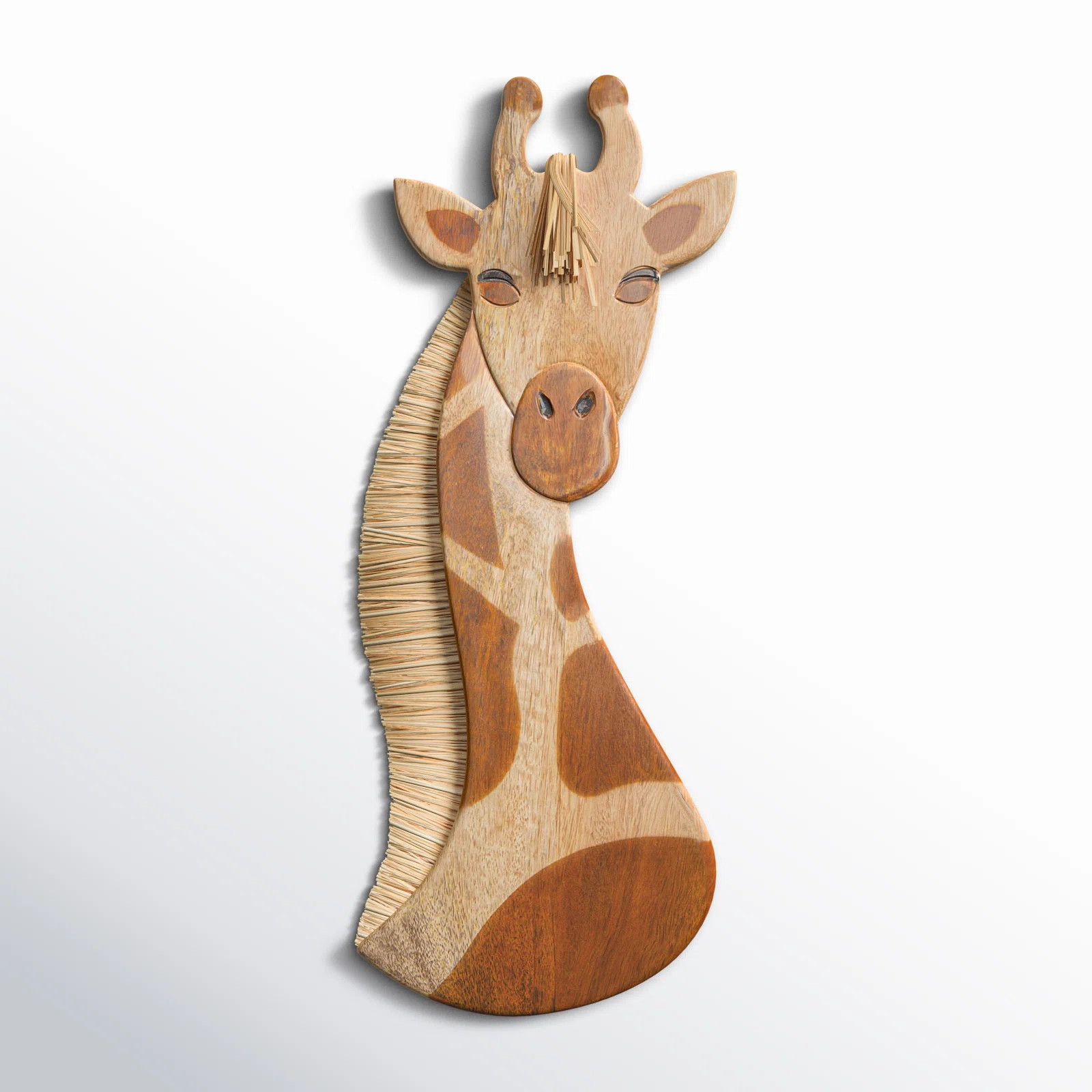 Birch Lane™ Rhys Giraffe Hand-Crafted Wooden Wall Décor For Baby Nursery or Kid's Room, Crane ... | Wayfair North America