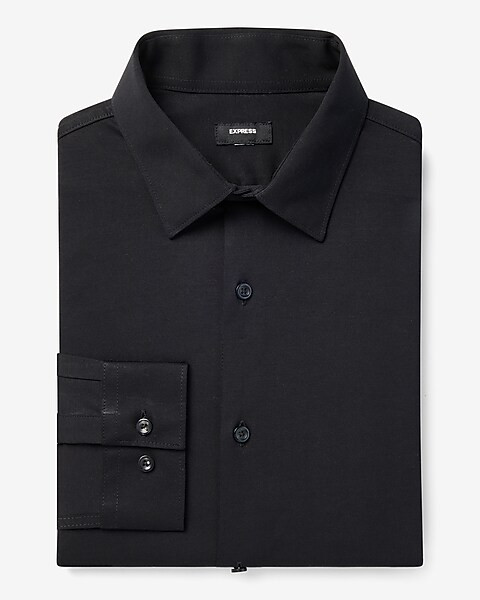 Slim Solid Stretch Modern Tech 1mx Dress Shirt | Express