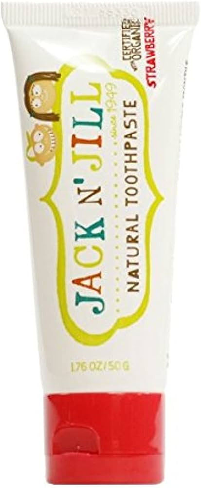 Jack N' Jill - Natural Calendula Toothpaste Fluoride-Free Strawberry - 1.76 oz. | Amazon (US)